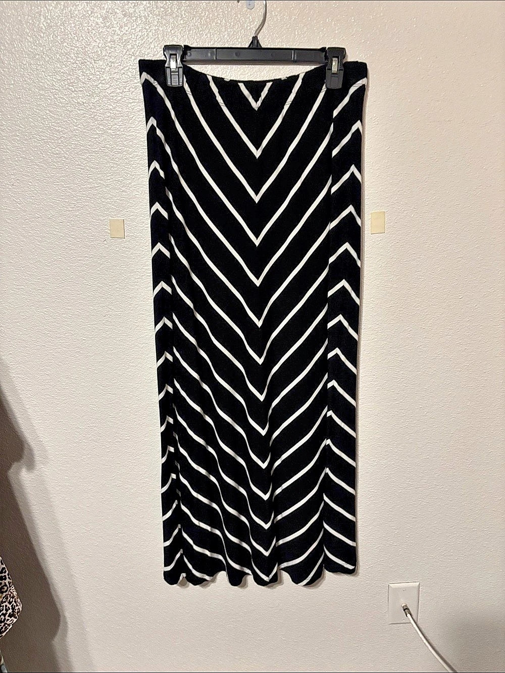 Chico's Chevron Midi Skirt Size 1